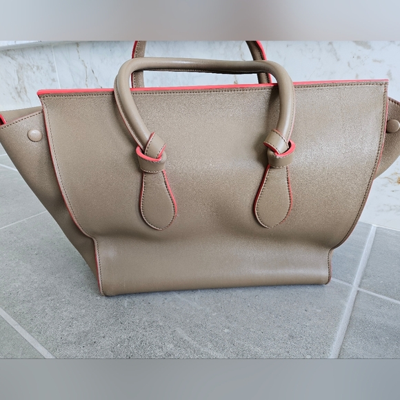 CELINE Natural Calfskin Medium Tie Knot Tote Beige - Picture 8 of 13